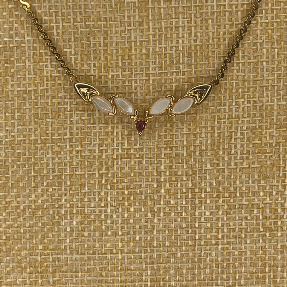 3/15 gold tone dainty fashion necklace